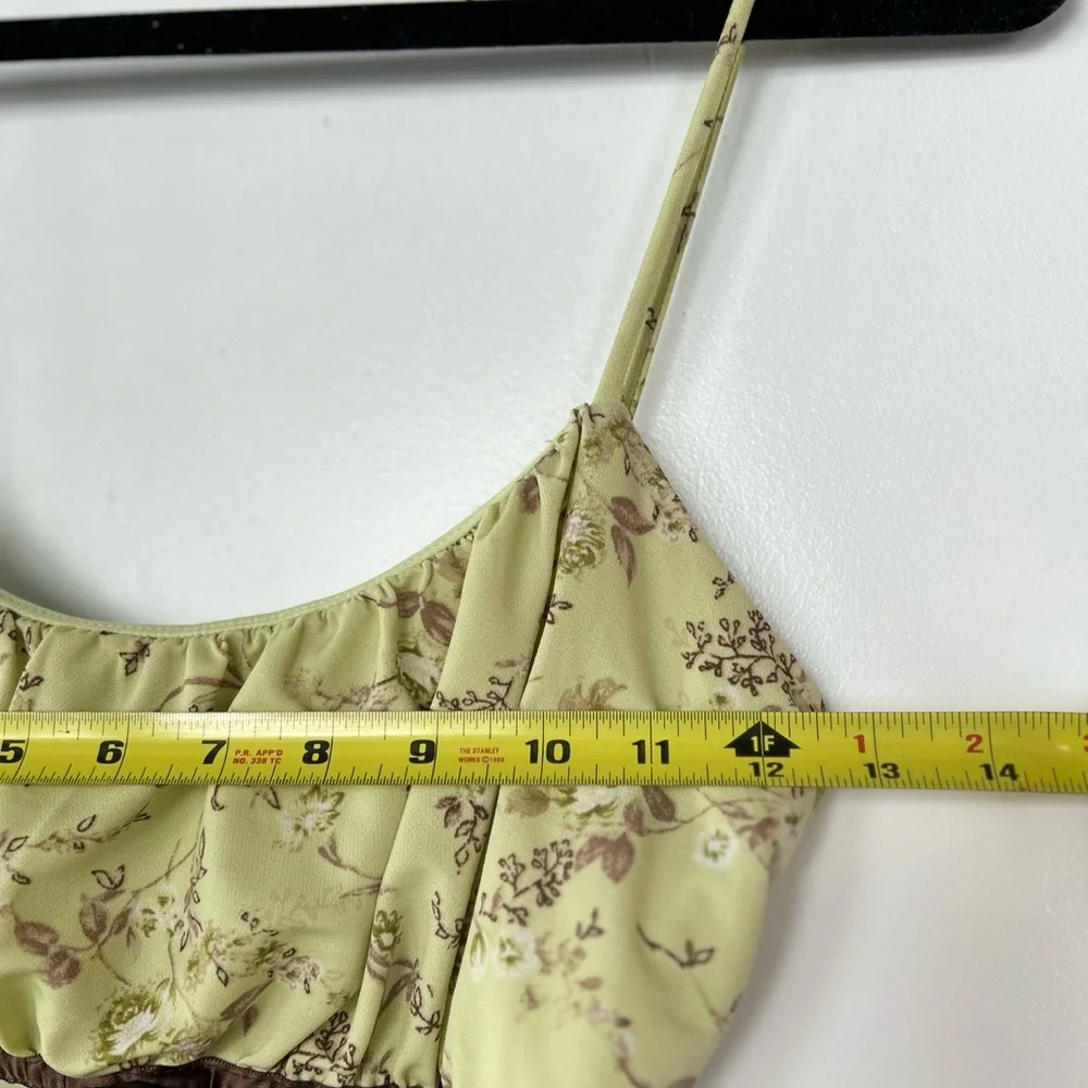 Y2K Mourices Green & Brown Tank Top - Picture 11 of 11